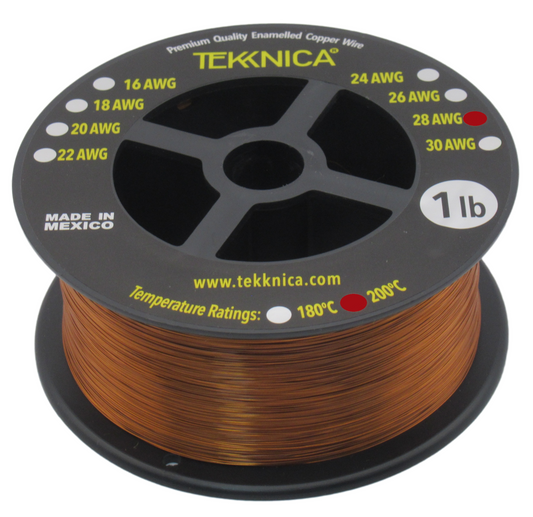 ENAMELLED MAGNET WIRE, 100% PREMIUM COPPER WIRE, 1LB, 28AWG.  **Buy 2 or more, Get 5% OFF