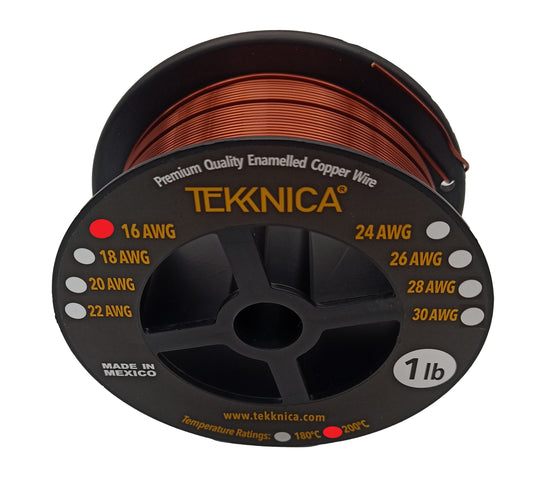ENAMELLED MAGNET WIRE, 100% PREMIUM COPPER WIRE, 1LB, 16AWG.  **Buy 2 or more, Get 5% OFF